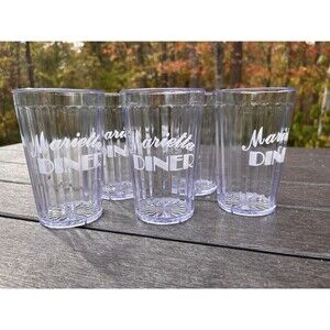 Marietta Diner Set Of 5 Plastic Glasses